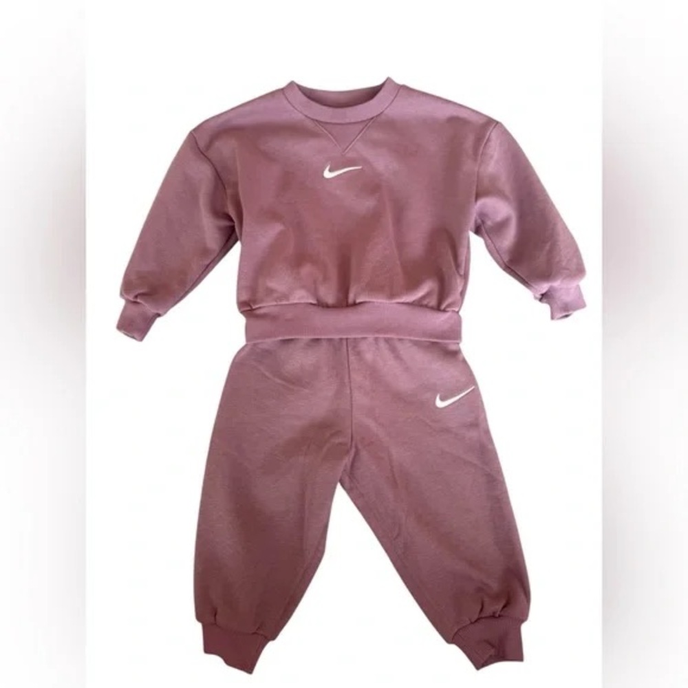 Nike Toddler 2-Piece Fleece Tracksuit Set Joggers Size 2T (New)